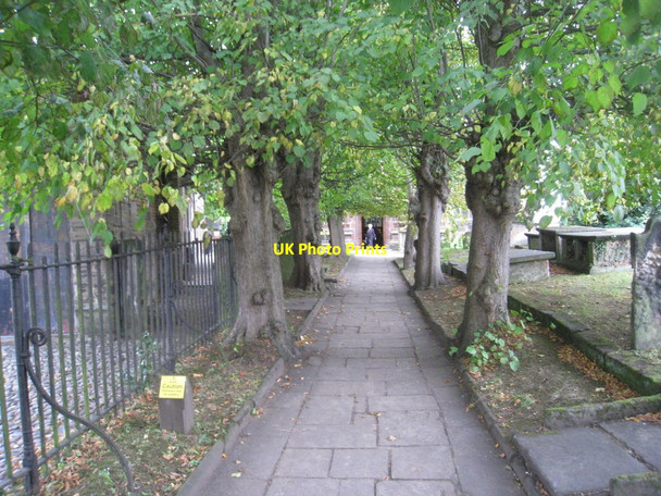 Photo 6"x4" The pathway to the church, Tarvin Oscroft c2011