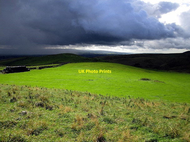 Photo 6"x4" Pasture south of Twisleton Lane Ingleton\/SD6973 c2011