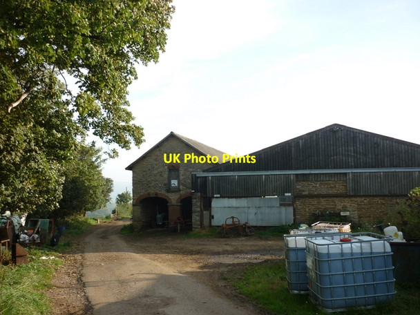 Photo 6"x4" Walking past High Leys Farm Oulston c2011