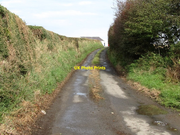 Photo 6"x4" Dog-leg section of Ross Road Ardglass c2011