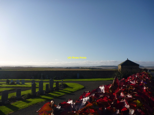 Photo 6"x4" East Lothian Landscape : The Southern Corner Of Dirleton Cemetery Dirleton\/NT5183 c2011