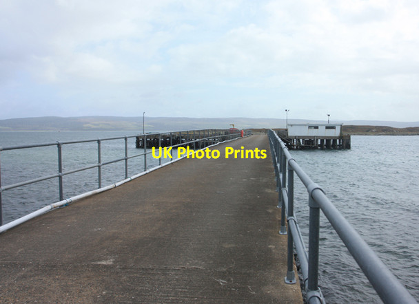 Photo 6"x4" Pier on Gigha Island Ardminish c2011