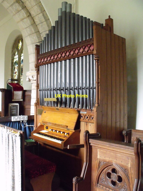 Photo 6"x4" Organ in St Michael's Church, Glentworth Glentworth c2011