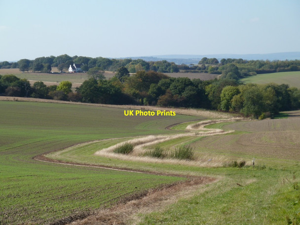 Photo 6"x4" Fields and the course of a small stream Harthill\/SK4980 c2011