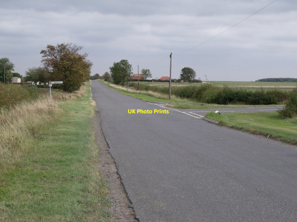 Photo 6"x4" Junction on Spridlington road with road to Snarford Cold Hanworth c2011