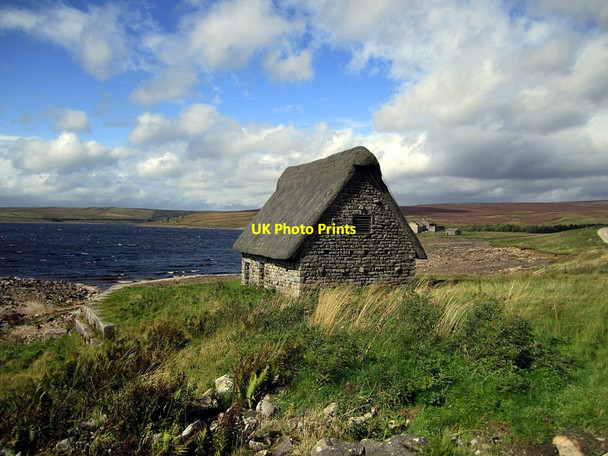 Photo 6"x4" High Laithe, Grimwith Reservoir Keld Houses c2011