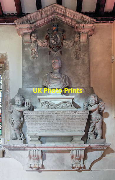 Photo 6"x4" Thomas Lewis monument - St Peter's church, Soberton Soberton c2011