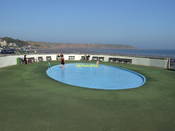 Photo 6"x4" Paddling pool, Filey Filey c2011