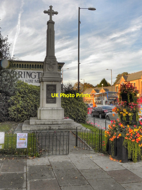 Photo 6"x4" The War Memorial, Didsbury Didsbury c2011
