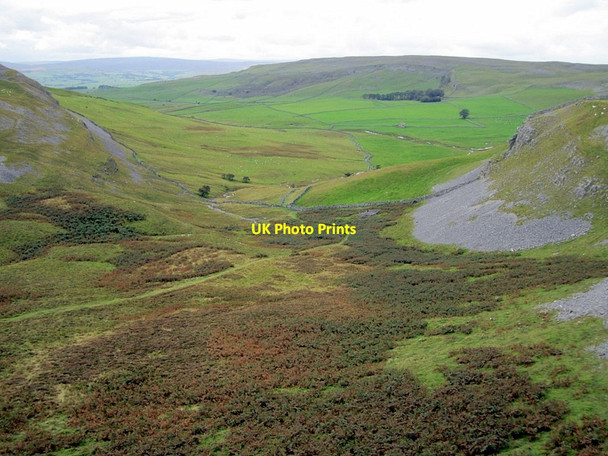 Photo 6"x4" Crummack Dale from Moughton Scars Wharfe c2011