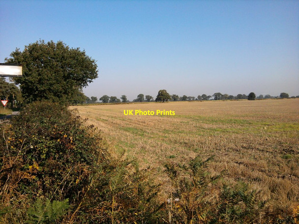 Photo 6"x4" Stubble Field Kirton\/TM2739 c2011