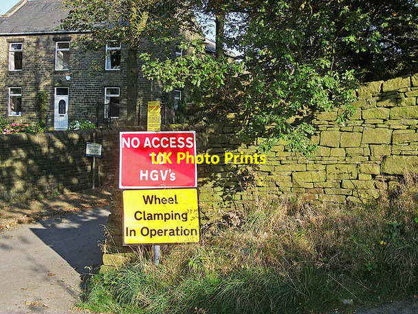 Photo 6"x4" Ogden Lane, Piethorne Valley Rough Bank\/SD9412 c2011