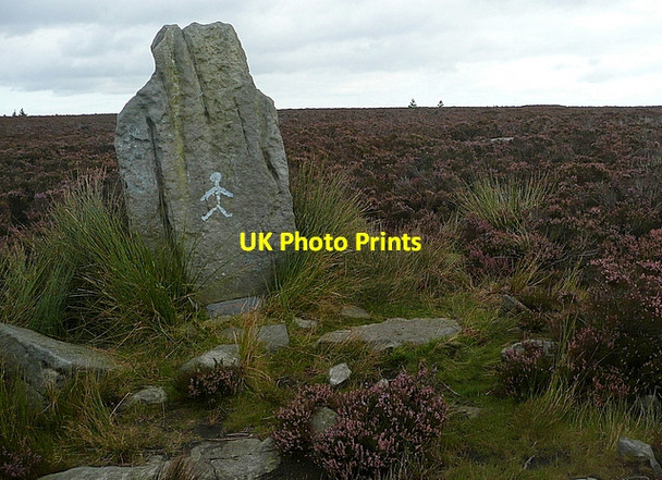 Photo 6"x4" Blue Man-i'-th'-Moss Blue Man-i'-th'-Moss (Standing Stone) c2011 P1