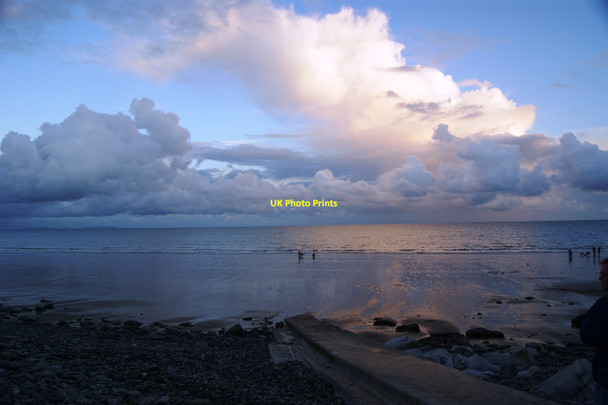 Photo 6"x4" Evening sky at Amroth Beach Amroth c2011
