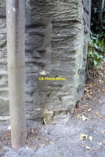 Photo 6"x4" Benchmark at entrance to footpath to Letcombe Regis Wantage c2011