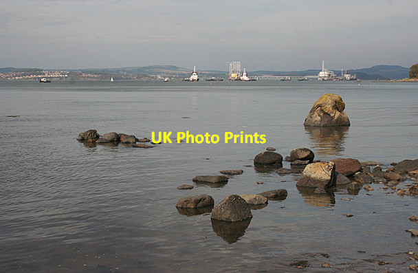 Photo 6"x4" High Tide at Whitehouse Bay Queensferry\/NT1278 c2011