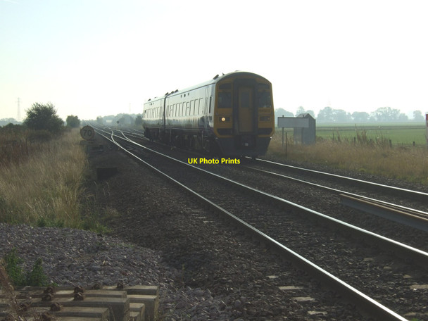 Photo 6"x4" Railway towards Selby Hambleton\/SE5530 c2011