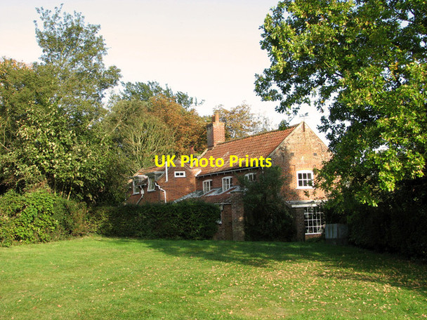 Photo 6"x4" Cottage by St Mary's church, Kelsale Saxmundham c2011