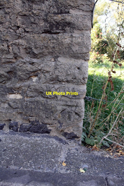 Photo 6"x4" Benchmark on Venn Mill East Hanney c2011