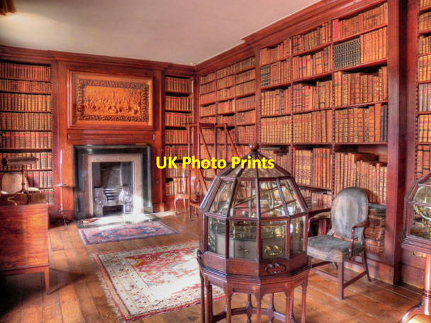 Photo 6"x4" The Library, Dunham Massey Hall Dunham Town c2011