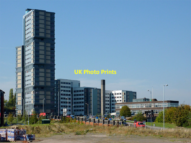 Photo 6"x4" Building site and Victoria Hall, Wolverhampton Wolverhampton c2011