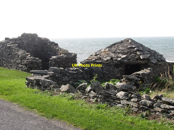 Photo 6"x4" Corbelled structure above the beach at Rossglass Killough c2011