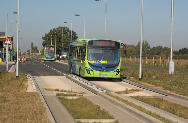 Photo 6"x4" Longstanton Park And Ride Longstanton c2011