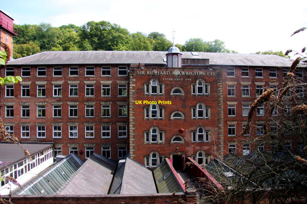 Photo 6"x4" Masson Mill in Matlock Bath Matlock c2011