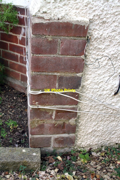 Photo 6"x4" Benchmark on 'Woodgrange', Radley Road Abingdon c2011