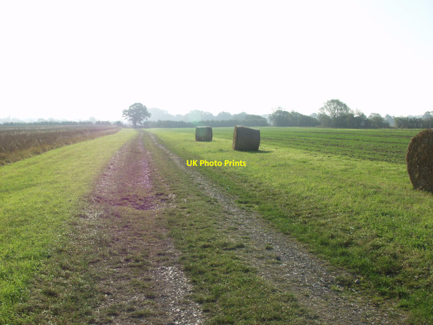 Photo 6"x4" Early morning at Harvest time Aston-By-Stone c2011