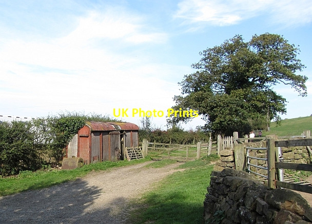 Photo 6"x4" Old railway wagon, Chapel Wood Farm Osmotherley c2011
