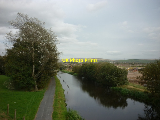 Photo 6"x4" The Rochdale Canal from the A664, Kingsway Milnrow c2011