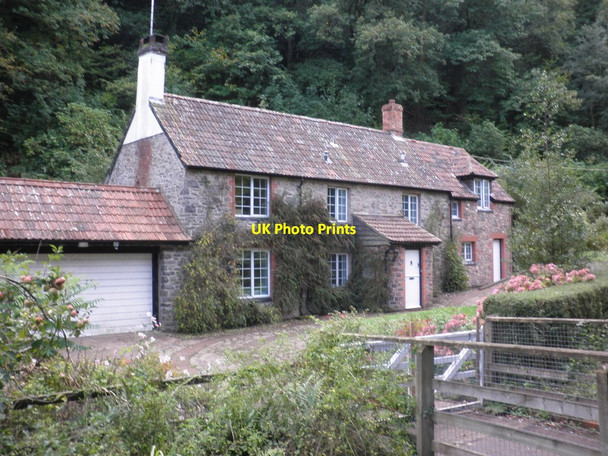Photo 6"x4" River-side cottage, Hawkcombe Doverhay c2011