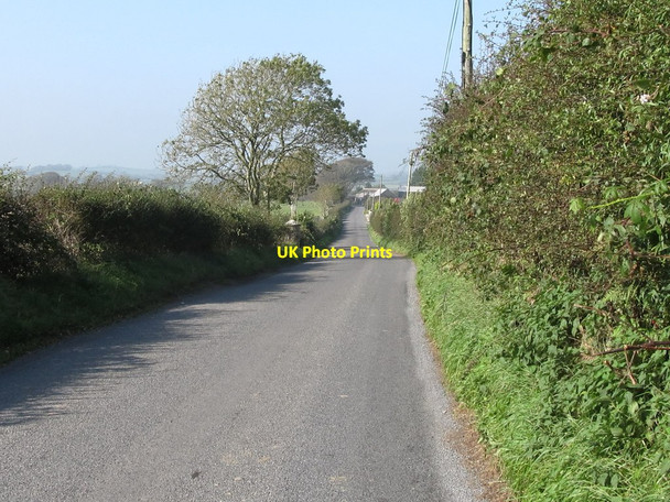 Photo 6"x4" The Ballynoe Road at Legamaddy Downpatrick c2011
