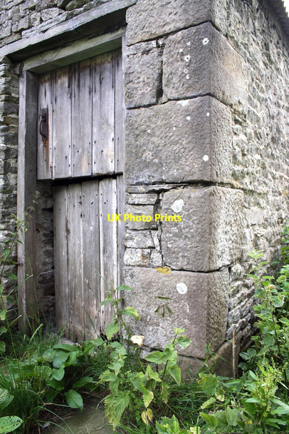 Photo 6"x4" Benchmark on barn on north side of A684 West Witton c2011
