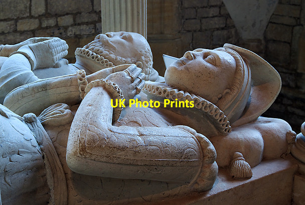 Photo 6"x4" A brief tour of Sherborne Abbey - the Leweston tomb (detail) Sherborne\/ST6316 c2011