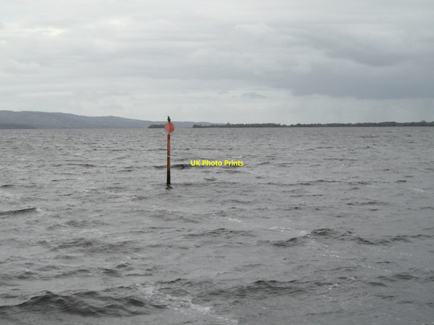 Photo 6"x4" Navigation Marker off the Corrikeen Islands, Lough Derg, Co. Tipperary Dromineer c2011