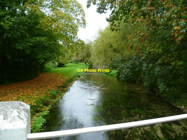 Photo 6"x4" The river at Lynch looking west Lynch\/SU5049 c2011