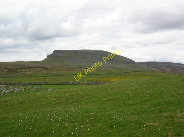 Photo 6"x4" Pen-y-ghent from cattle grid Brackenbottom c2008