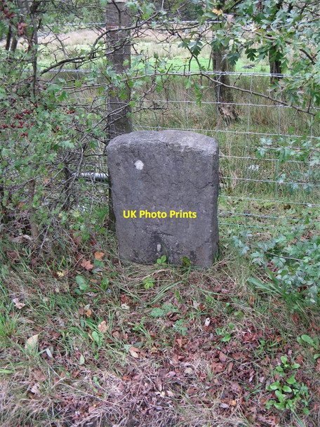 Photo 6"x4" Milestone in Lower Brynamman Lower Brynamman c2011