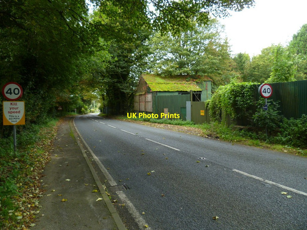 Photo 6"x4" The road into Laverstoke from the east Laverstoke c2011