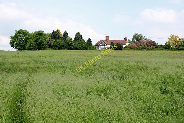Photo 6"x4" Meadow and cottage, Castlemorton Birts Street c2008