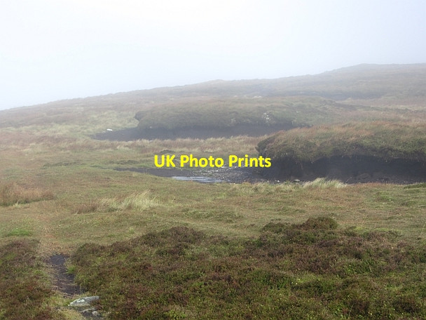 Photo 6"x4" Eroding peat, Finbracks Rottal c2011