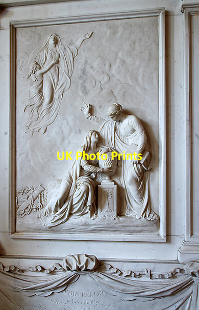 Photo 6"x4" Countess of Pembroke monument - church of St Mary & St Nicholas, Wilton (detail) Wilton\/SU0931 c2011