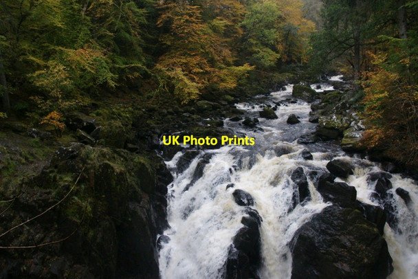 Photo 6"x4" The Black Linn at the Hermitage, near Dunkeld Inver\/NO0142 c2011