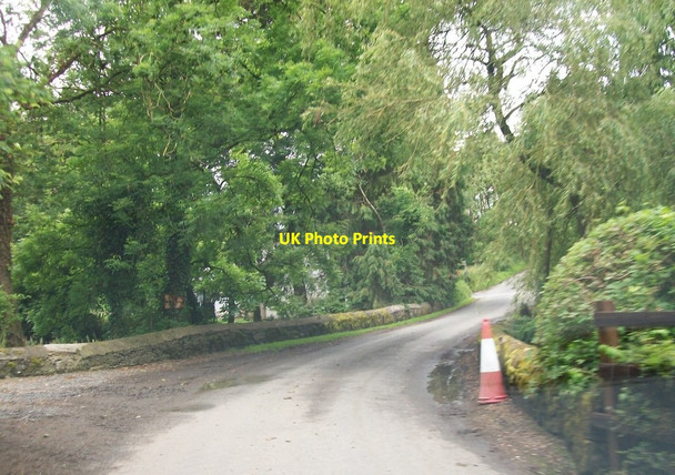 Photo 6"x4" Road bridge over the Cullies River Drumeague c2011