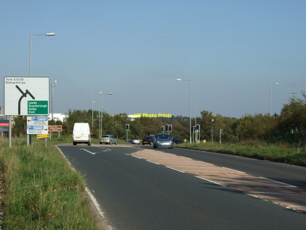 Photo 6"x4" A1036 towards York Woodthorpe\/SE5749 c2011