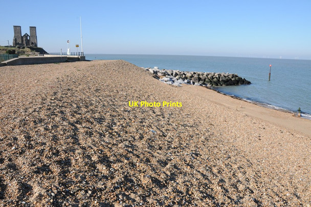 Photo 6"x4" Reculver from the east Reculver c2011