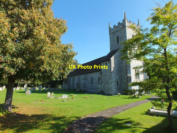 Photo 6"x4" Church of St Lawrence- north-west elevation Salisbury c2011