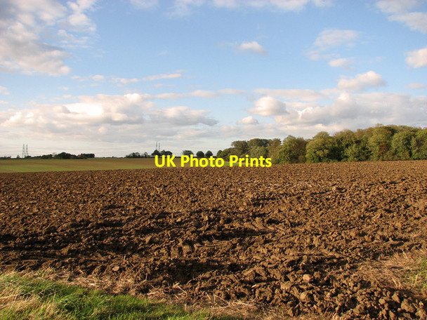 Photo 6"x4" Ploughed fields, Hasketon Woodbridge\/TM2649 c2011